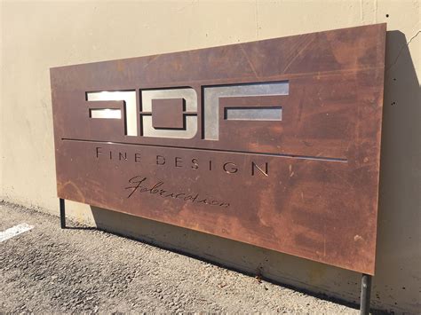 custom metal plate fabrication decoration|custom made metal signage.